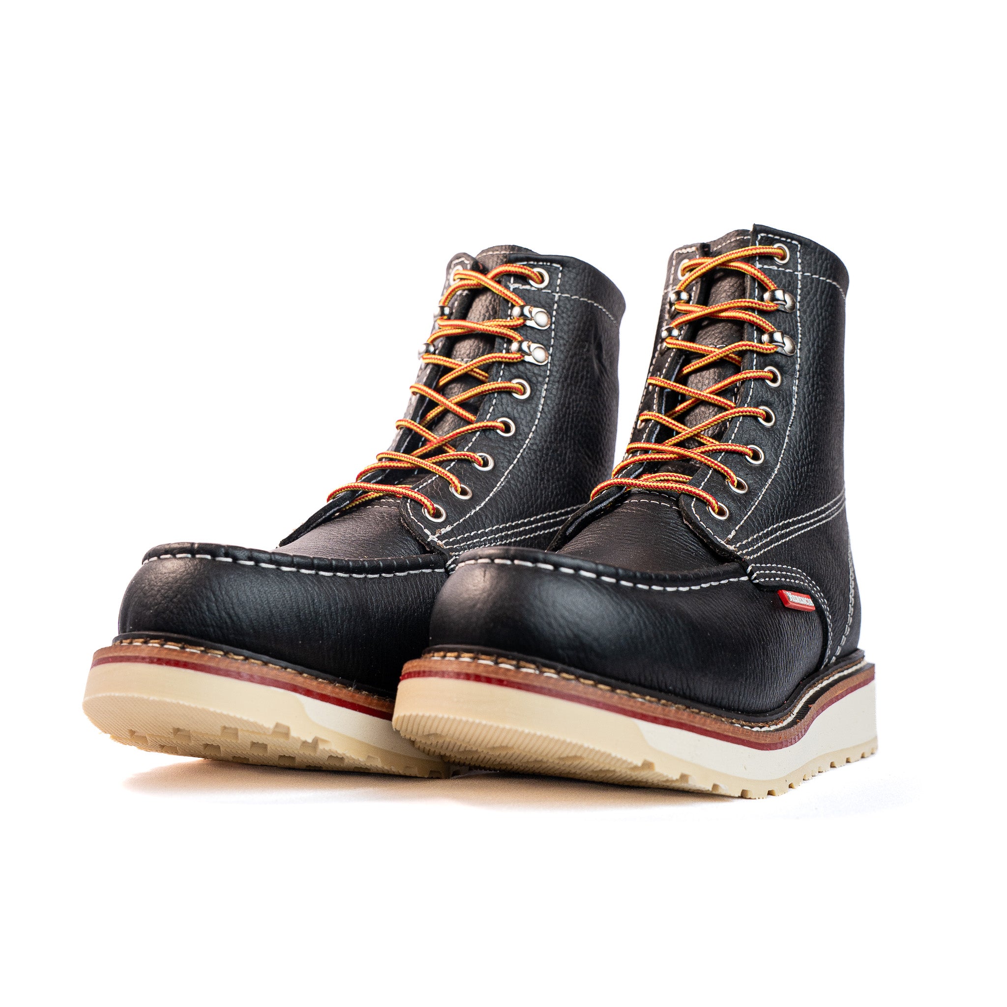 Legado Moc Toe 8” Negro – Herencia Work Boots