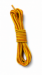 Agujetas Trenzadas de Poliéster – Amarillo Canario / Bronce | 132 cm