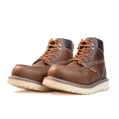 Legado Moc Toe 6" Caoba Con Casco de Acero