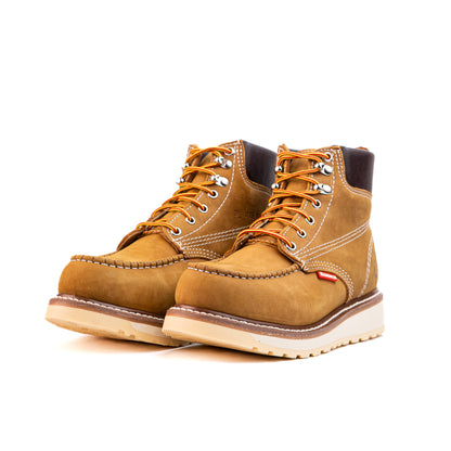Legado Moc Toe 6in Mango Nobuck CON CASCO DE ACERO